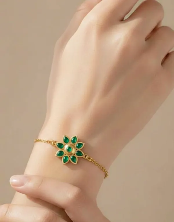 BG_GOLD_Assamese_Traditional_Copper_Based_Green__Meenakari_Bracelet_