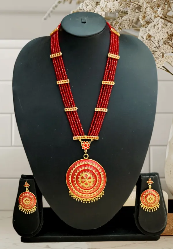 Assamese_Traditional_Copper_Based_Japi_Jewellery_Set