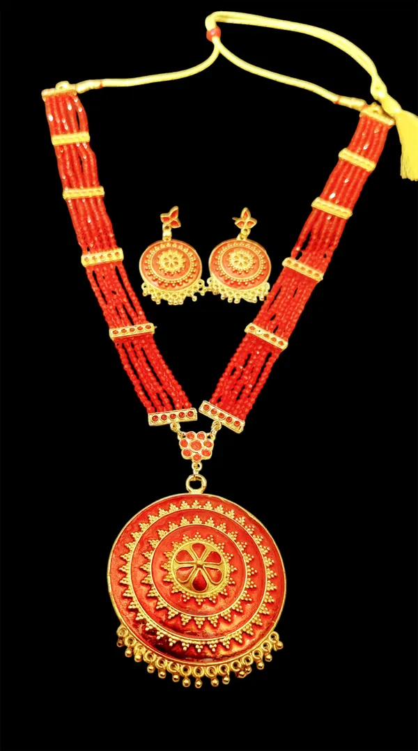 Assamese_Traditional_Copper_Based_Japi_Jewellery_Set