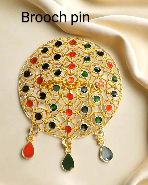 Assamese_Traditional_Copper_Based_Multi_Brooch_Pin