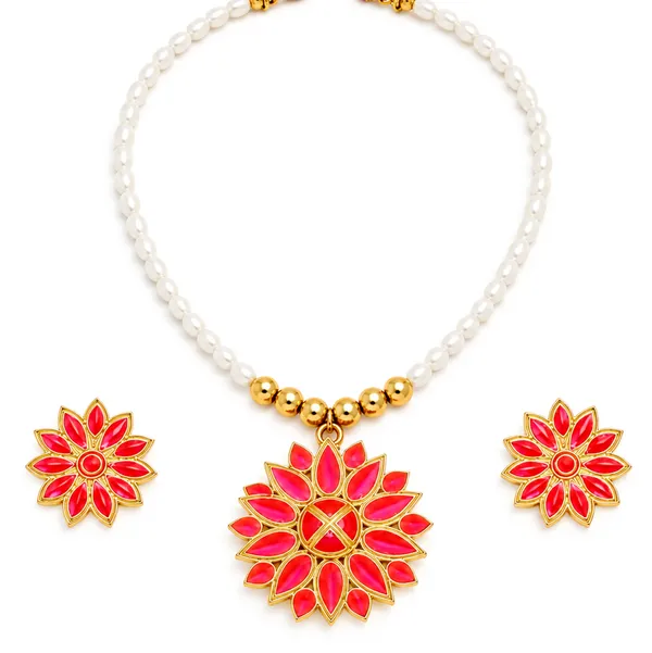BG_GOLD_Assamese_Traditional_Copper_Based_Pink_Ful_Ball__Jewellery_Set