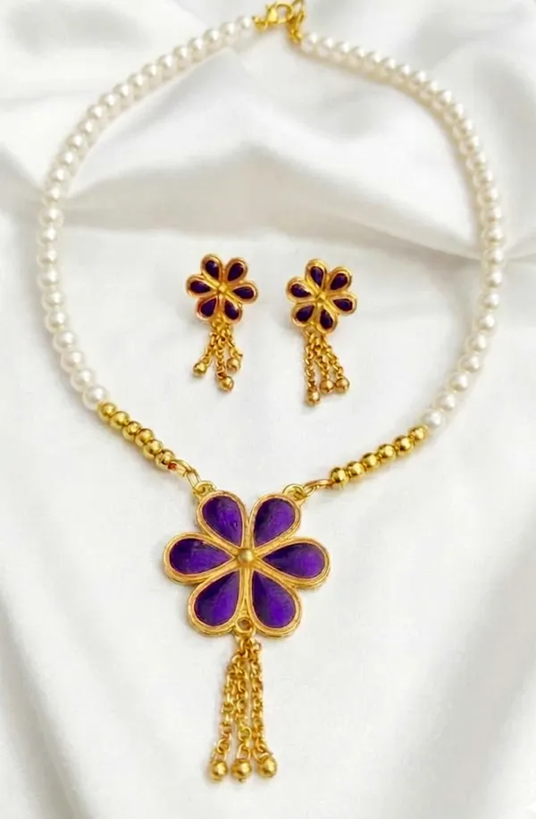 BG_GOLD_Assamese_Traditional_Copper_Based_Purple__Ful_Chain_Moni_Tassel__Jewellery_Set