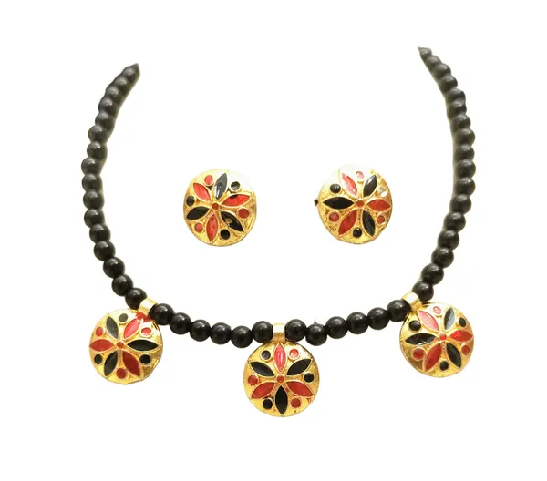Assamese_Traditional_Copper_Based_Red_Black_Meenakari_Golpata_Set