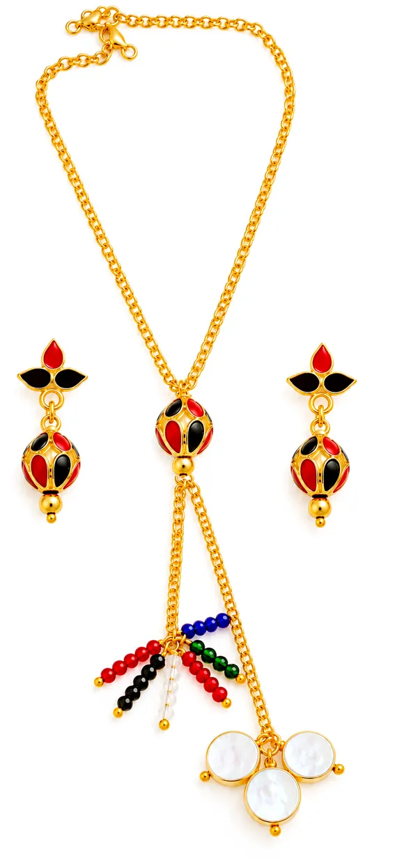BG_GOLD_Assamese_Traditional_Copper_Based_Red_Black_Monimala_Jhumka_chain_Jewellery_Set