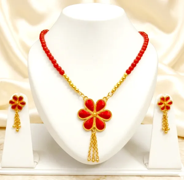 BG_GOLD_Assamese_Traditional_Copper_Based_Red_Ful_Chain_Moni_Tassel_Jewellery_Set
