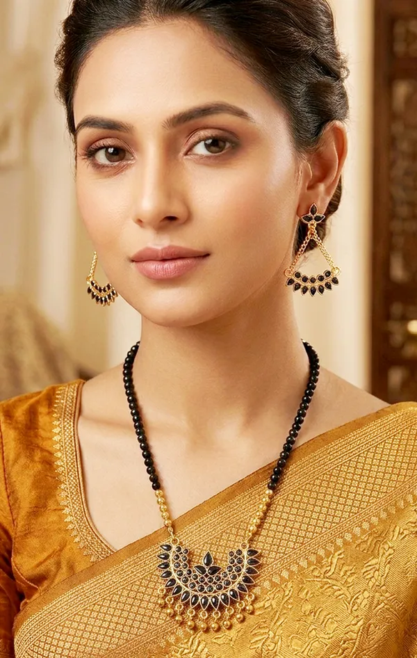 BG_GOLD_Assamese_Traditional_Copper_Based__Black_Junbiri_Moni_Tassel_Jewellery