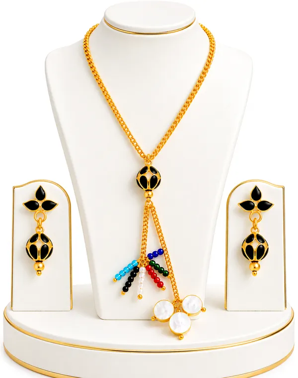 BG_GOLD_Assamese_Traditional_Copper_Based__Black_Monimala_Jhumka_chain_Jewellery_Set