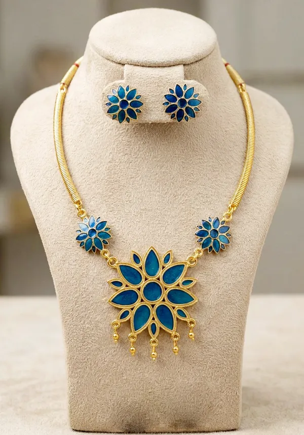 BG_GOLD_Assamese_Traditional_Copper_Based__Blue_Ful_Pipe_Jewellery_Set