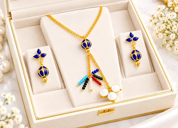 BG_GOLD_Assamese_Traditional_Copper_Based__Blue_Monimala_Jhumka_chain_Jewellery_Set