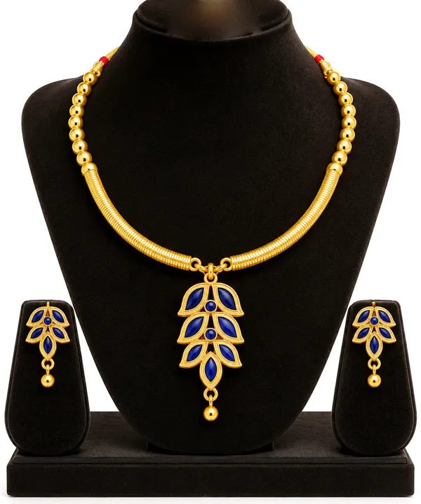 BG_GOLD_Assamese_Traditional_Copper_Based__Blue_Pipe__Meenakari__Jewellery_Set