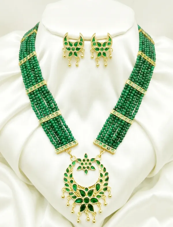 BG_GOLD_Assamese_Traditional_Copper_Based__Green__Jun_Moti_Tassel_Jewellery_Set