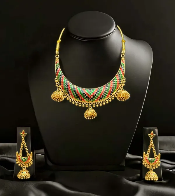 Assamese_Traditional_Copper_Based_Multi_Junbiri_Jewellery_Set