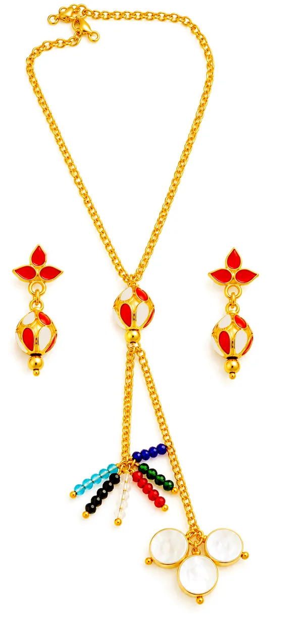BG_GOLD_Assamese_Traditional_Copper_Based__Red_White__Monimala_Jhumka_chain_Jewellery_Set
