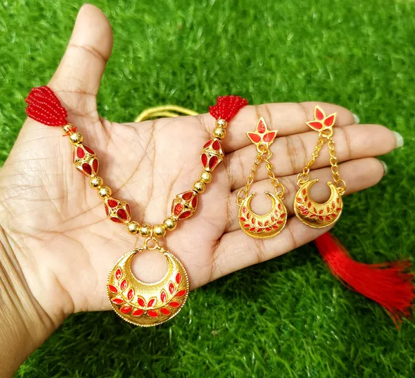 Assamese_Traditional_Copper_Based_Red_4_Monimala_Jewellery_Set