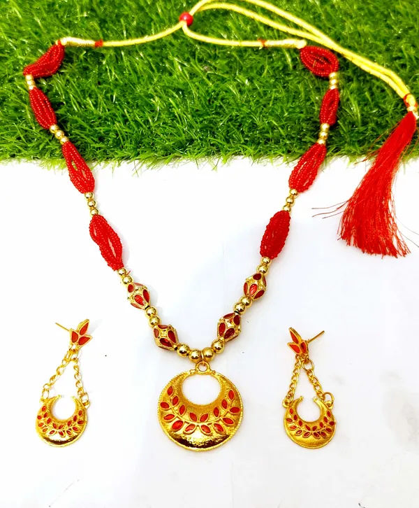Assamese_Traditional_Copper_Based_Red_4_Monimala_Jewellery_Set