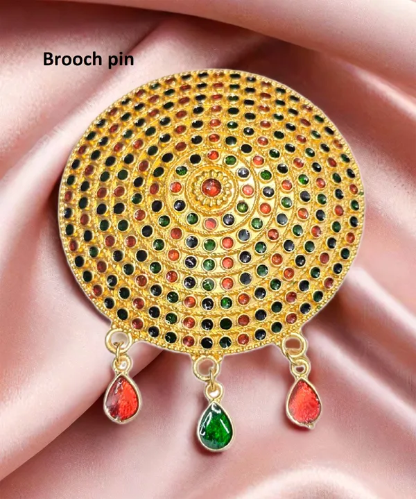 Assamese_Traditional_Copper_Based_Multi_Brooch_Pin