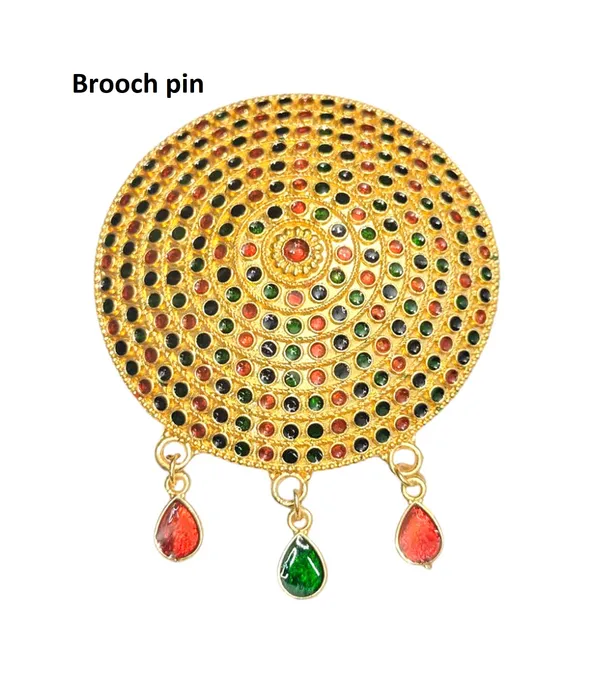 Assamese_Traditional_Copper_Based_Multi_Brooch_Pin