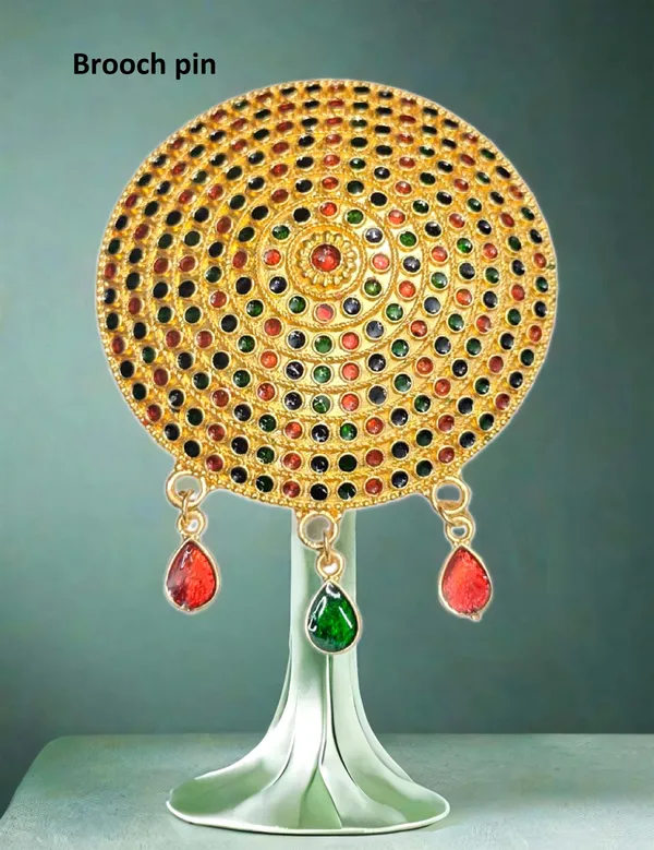 Assamese_Traditional_Copper_Based_Multi_Brooch_Pin