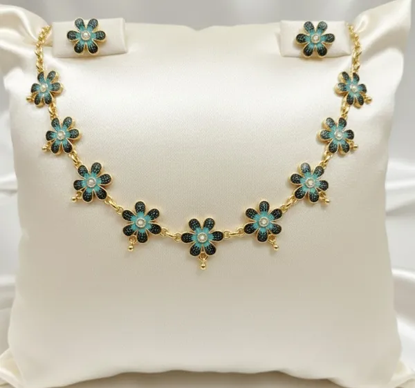 BG_GOLD_Assamese_Traditional_D-Blue_L-Blue__Copper_Based_Golpata_Jewellery_Set