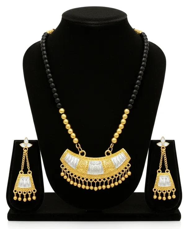 BG_GOLD_Assamese_Traditional_Jewellery_Golden_Silver_Jun_Black_Moni_Tassel_Jewellery_set