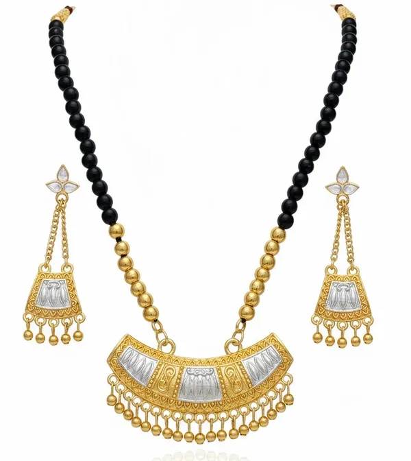 BG_GOLD_Assamese_Traditional_Jewellery_Golden_Silver_Jun_Black_Moni_Tassel_Jewellery_set