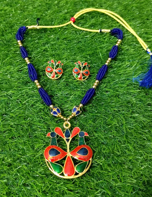 Assamese_Traditional_Jewellery_Multi_Meenakari_Loka_Paro_Monimala_Tassel_Jewellery_Set