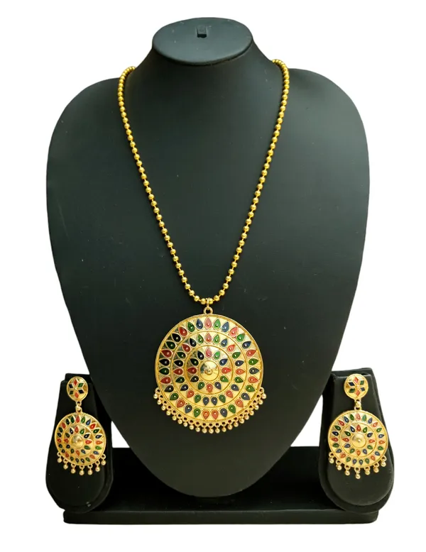 Assamese_Traditional_Multi_Big_Japi_Goti_Chain_Jewellery_Set