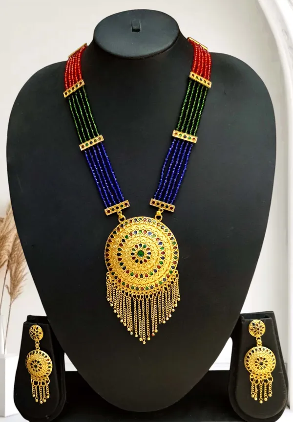 Assamese_Traditional_Multi_Copper_Based_Zalar_Japi_Jewellery_Set