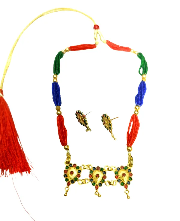 Assamese_Traditional_Multi_Dugdugi_Golpata_With_Tassel_Jewellery_Set