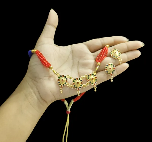 Assamese_Traditional_Multi_Dugdugi_Golpata_With_Tassel_Jewellery_Set
