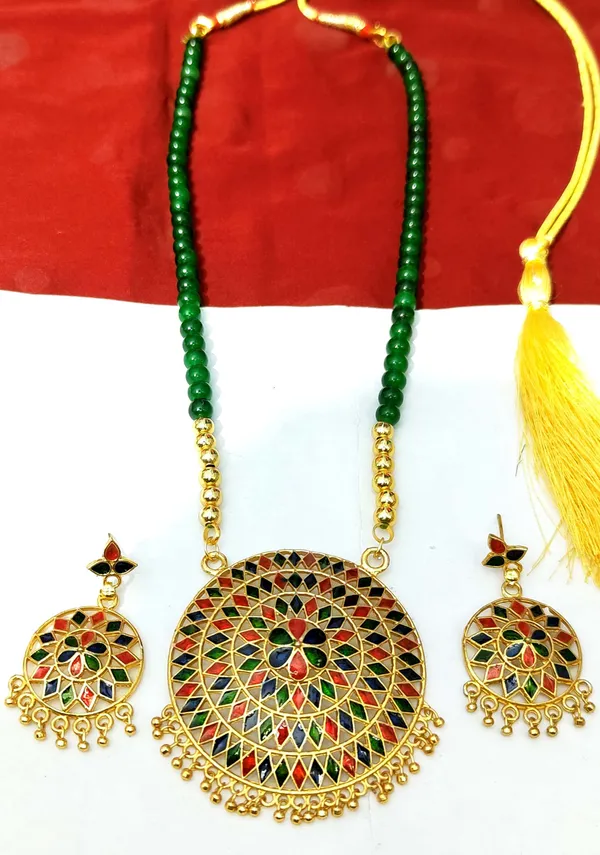 Assamese_Traditional_Multi_Japi_Moni_Tassel_Jewellery_Set