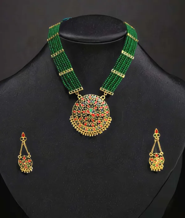 Assamese_Traditional_Multi_Japi_Moti_Tassel_Jewellery_Set