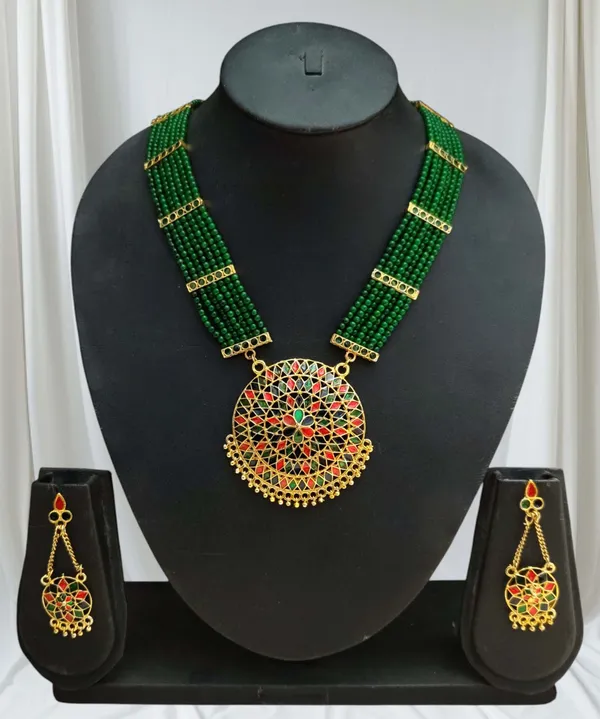 Assamese_Traditional_Multi_Japi_Moti_Tassel_Jewellery_Set