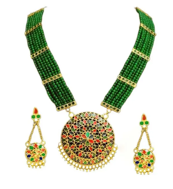 Assamese_Traditional_Multi_Japi_Moti_Tassel_Jewellery_Set