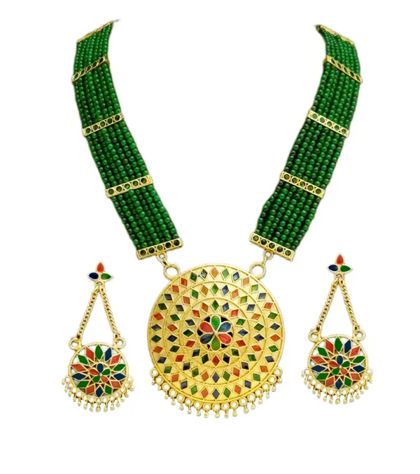 Assamese_Traditional_Multi_Japi_Moti_Tassel_Jewellery_Set
