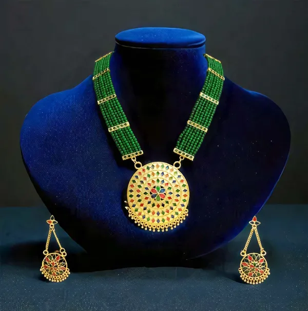 Assamese_Traditional_Multi_Japi_Moti_Tassel_Jewellery_Set