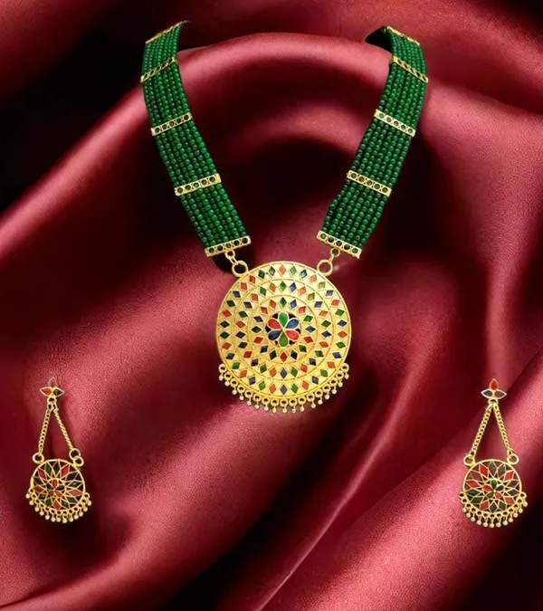 Assamese_Traditional_Multi_Japi_Moti_Tassel_Jewellery_Set