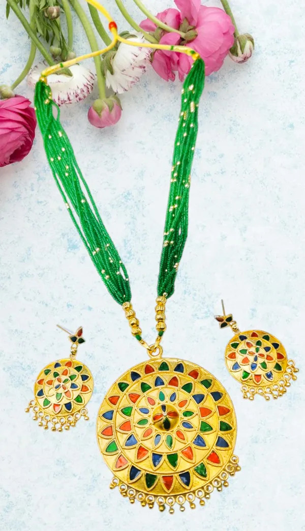 Assamese_Traditional_Copper_Based_Multi_Japi_Jewellery_Set