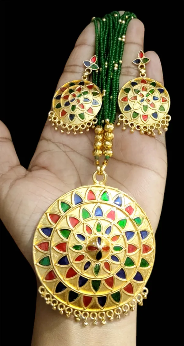 Assamese_Traditional_Copper_Based_Multi_Japi_Jewellery_Set