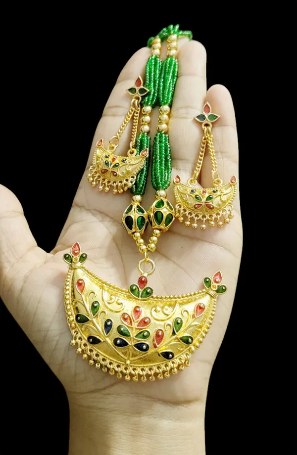 Assamese_Traditional_Multi_Junbiri_With_Monimala_Tassel_Jewellery_Set