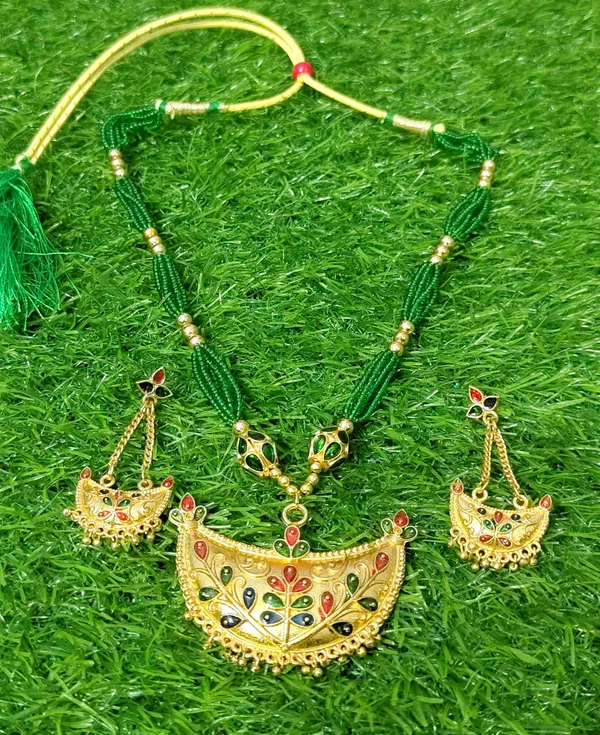 Assamese_Traditional_Multi_Junbiri_With_Monimala_Tassel_Jewellery_Set