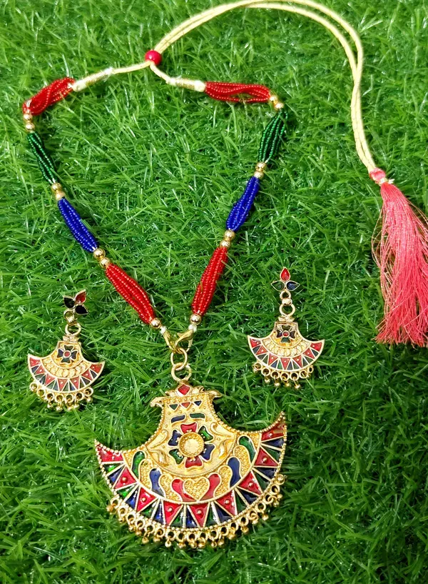 Assamese_Traditional_Multi_Meenakari_Jewellery_Set