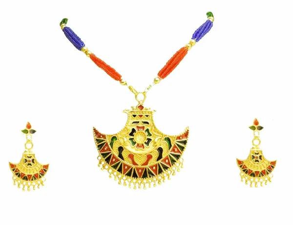 Assamese_Traditional_Multi_Meenakari_Jewellery_Set