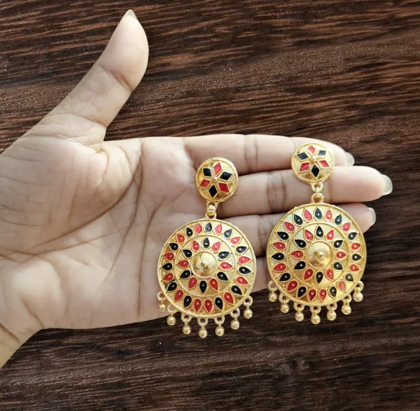 Assamese_Traditional_R-B_Big_Japi_Goti_Chain_Jewellery_Set