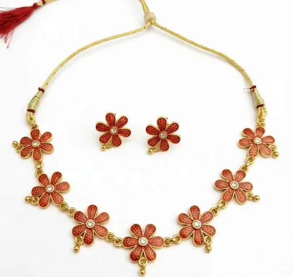 BG_GOLD_Assamese_Traditional_Orange_Copper_Based_Golpata_Jewellery_Set