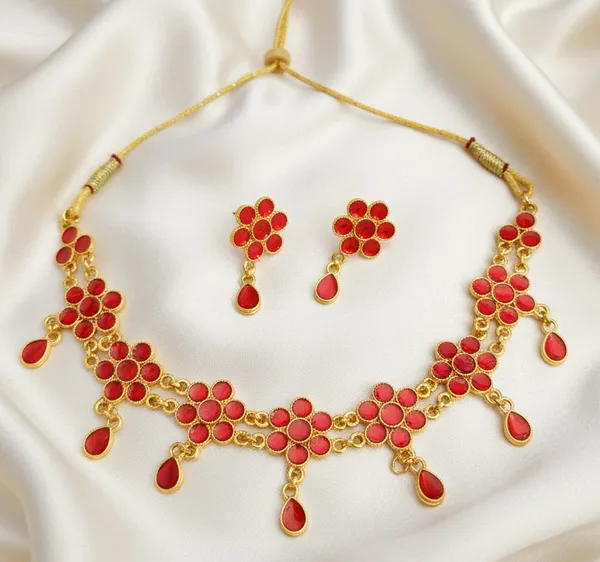 BG_GOLD_Assamese_Traditional_Red_Copper_Based_Golpata_Jewellery_Set