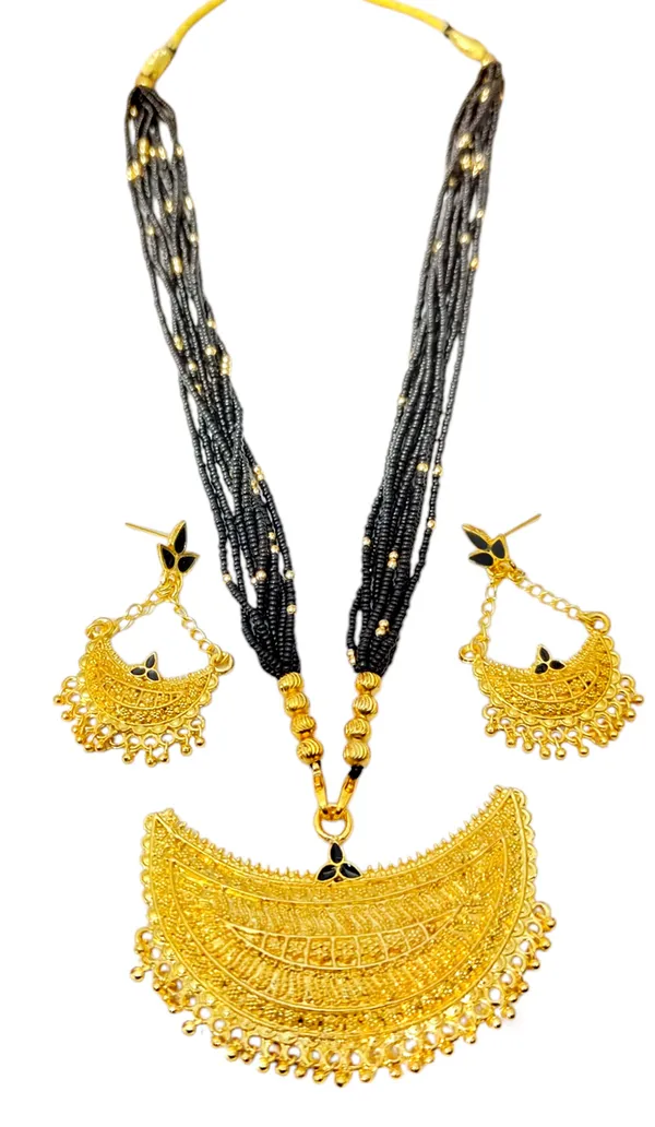Assamese_Traditional_Black_Copper_Based_Junbiri_New_Tassel_Jewellery_Set