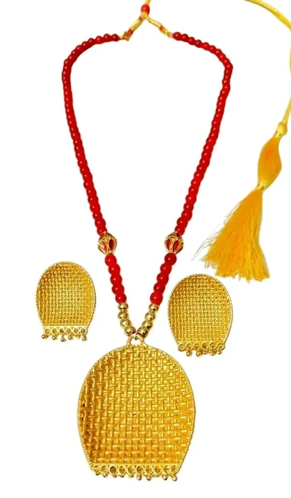 Assamese_Traditional_Copper_Based_Kula_Ball_Moni_Tassel_Jewellery_Set