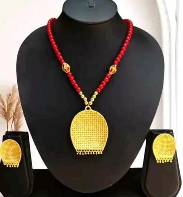 Assamese_Traditional_Copper_Based_Kula_Ball_Moni_Tassel_Jewellery_Set