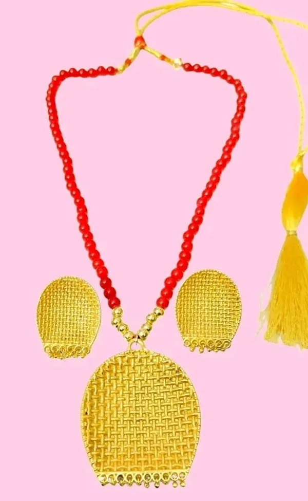 Assamese_Traditional_Copper_Based_Kula_Moni_Tassel_Jewellery_Set